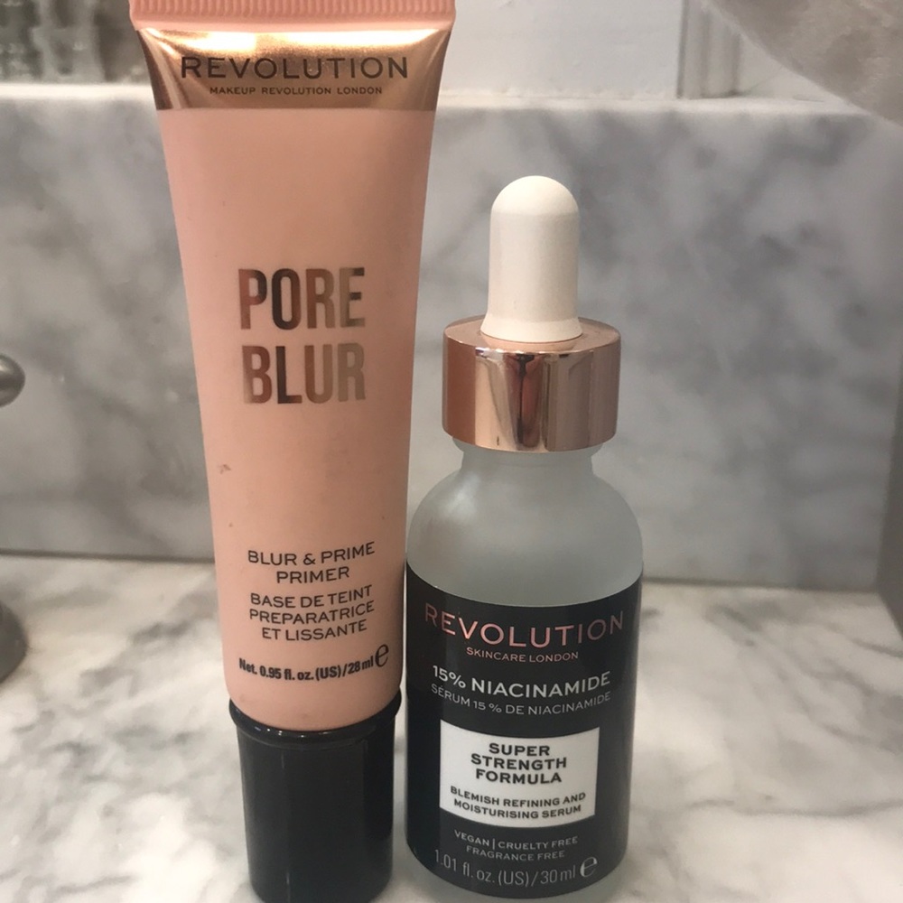 Revolution Primer and Niacinamide Serum